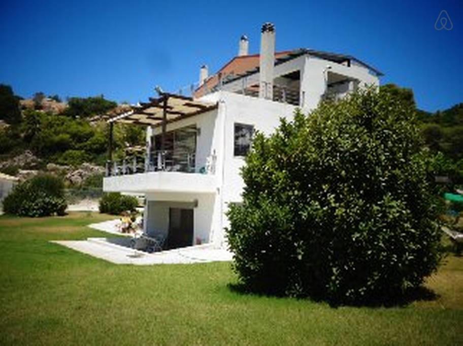 Marvelous House By The Sea Villa Vouliagmeni-meer Buitenkant foto